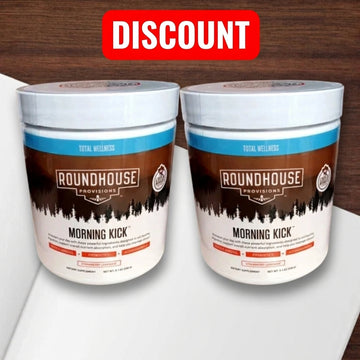 Roundhouse Provisions Morning Kick Dietary Supplement Powder 2 Pack Strawberry Lemonade