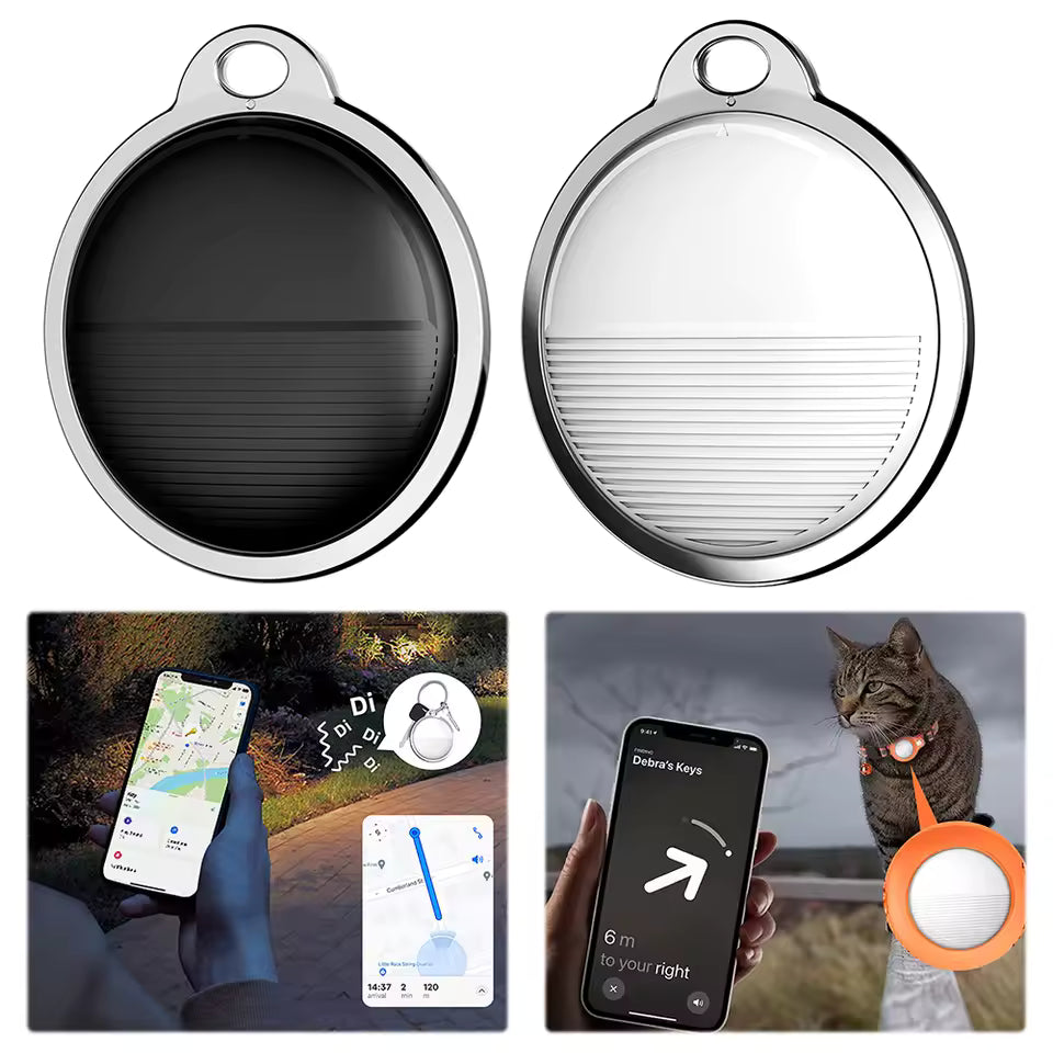 Wireless Mini GPS Tracker Anti-lost Alarm Key Child Wallet Finder GPS Locator Smart Tag For Apple iOS System Find My APP air tag