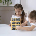 24Pcs/Set Metal Puzzle Wire Mind Brain Teaser Puzzles Children Adults Interactive Game Reliever Educational Toys