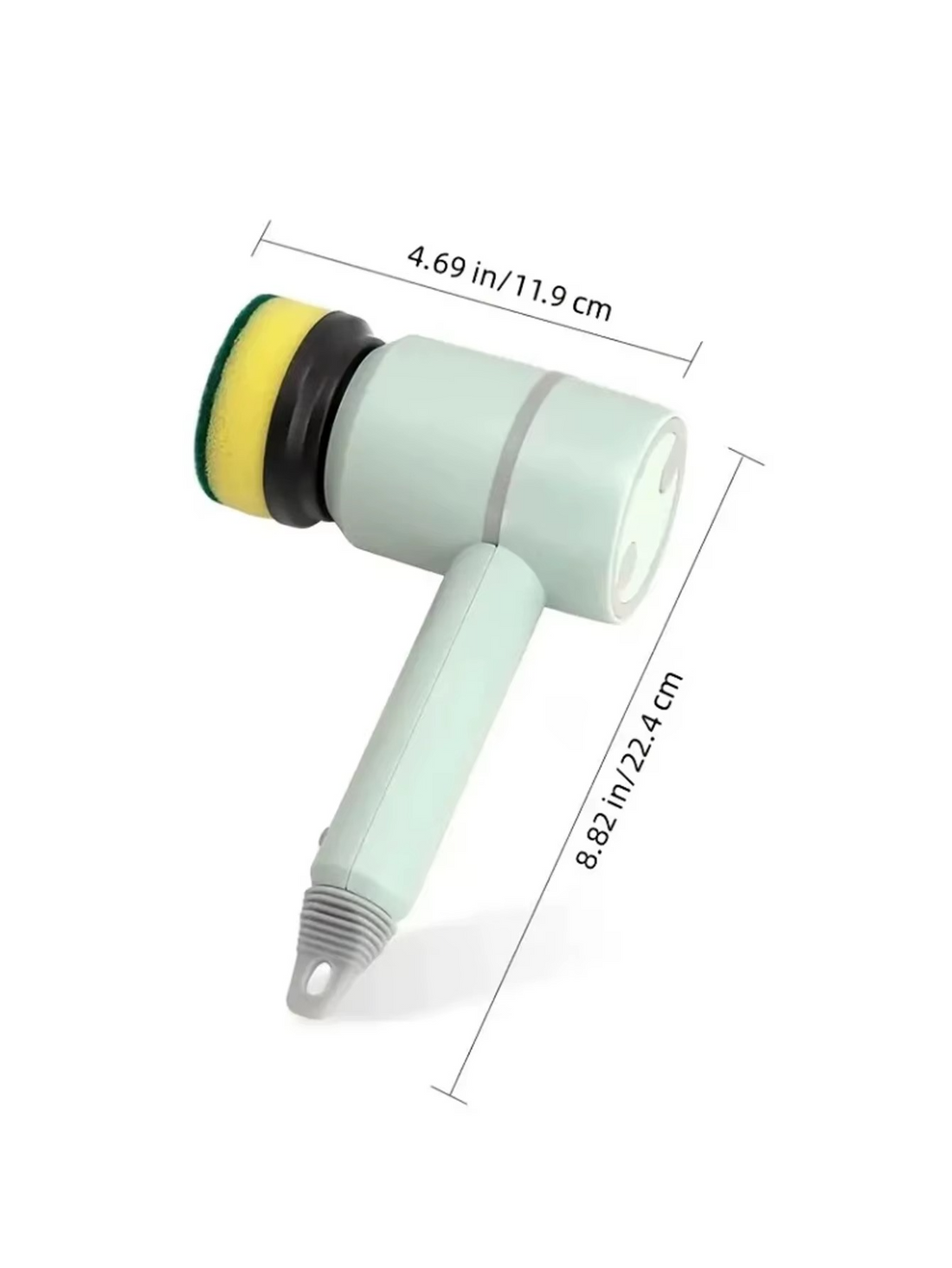 Electric Spin Scrubber with 3 Interchangeable Brush Heads