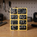 24Pcs/Set Metal Puzzle Wire Mind Brain Teaser Puzzles Children Adults Interactive Game Reliever Educational Toys