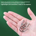 3Pcs/Set Metal Wire Mind Brain Teaser Puzzles Metal Montessori Puzzle Toys Children Adults Interactive Reliever Educational Toy