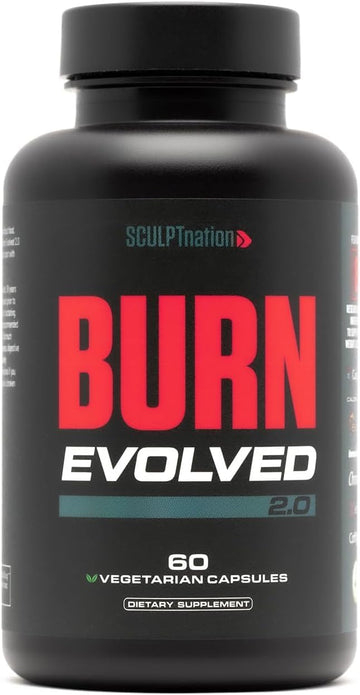 Sculpt Nation Burn Thermogenic Fat Burner for Men & Women, 60 Veggie Pills