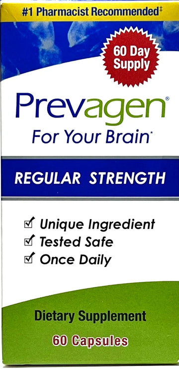 PREVAGEN REGULAR STRENGTH 60 CAPSULES DIETARY SUPPLEMENT